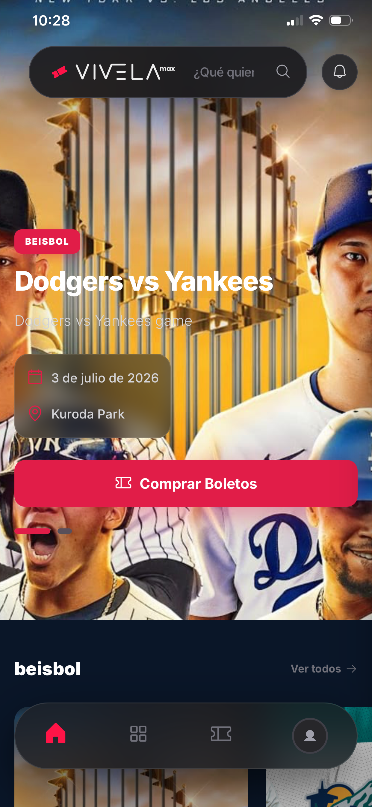 Vista de la App